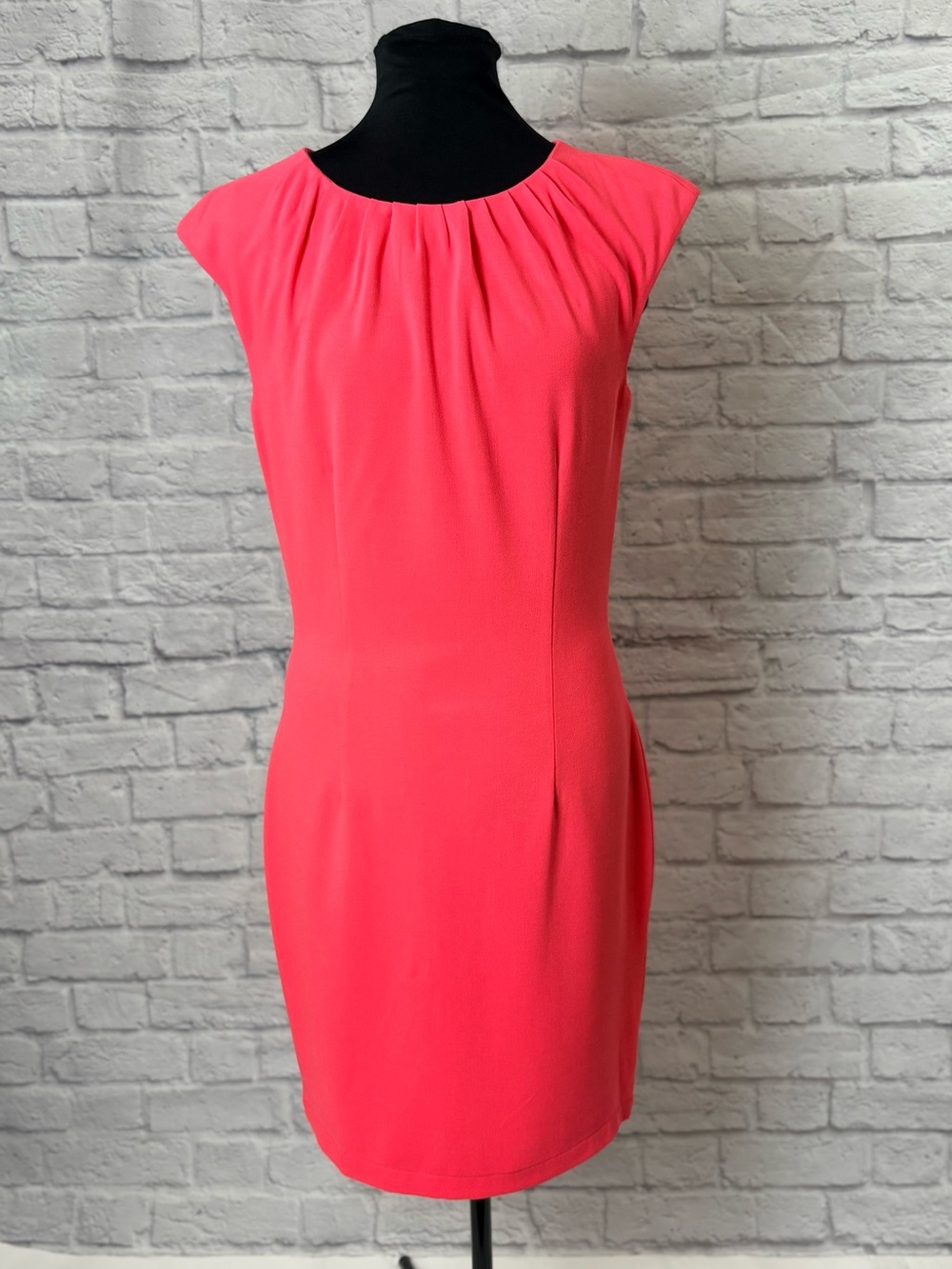 NWT H&M Coral Pink Sheath Dress | Size 10 | Elegant Career & Cocktail